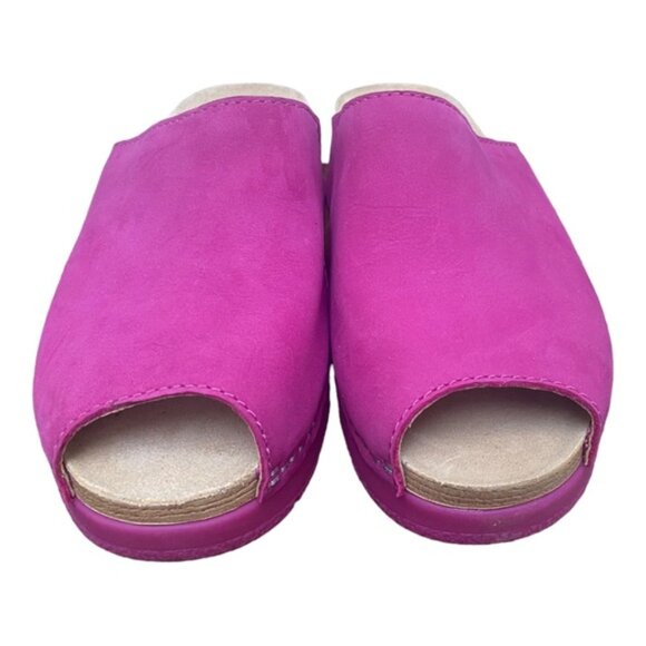 Dansko New Women’s Raven Slide Fuchsia Nubuck size 38 - Picture 3 of 11